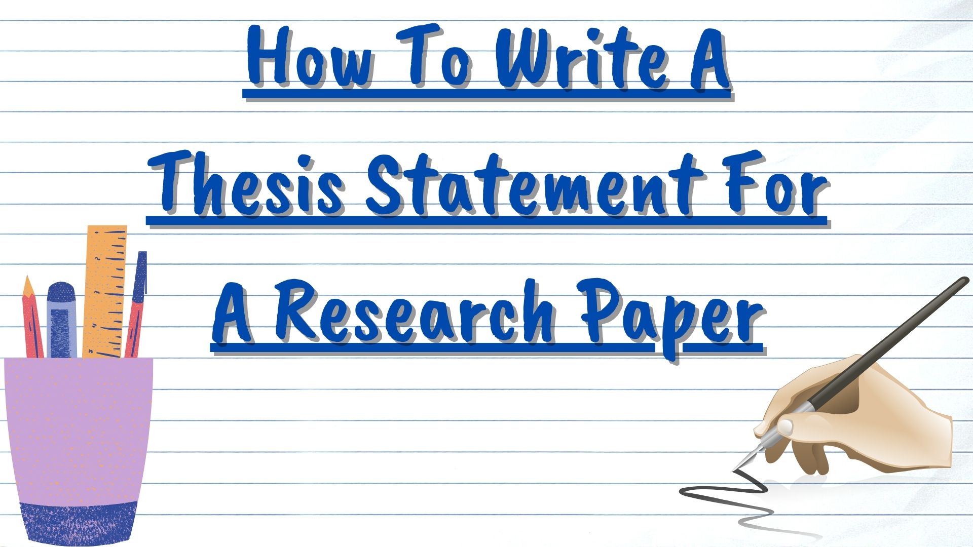 ways to write a thesis statement
