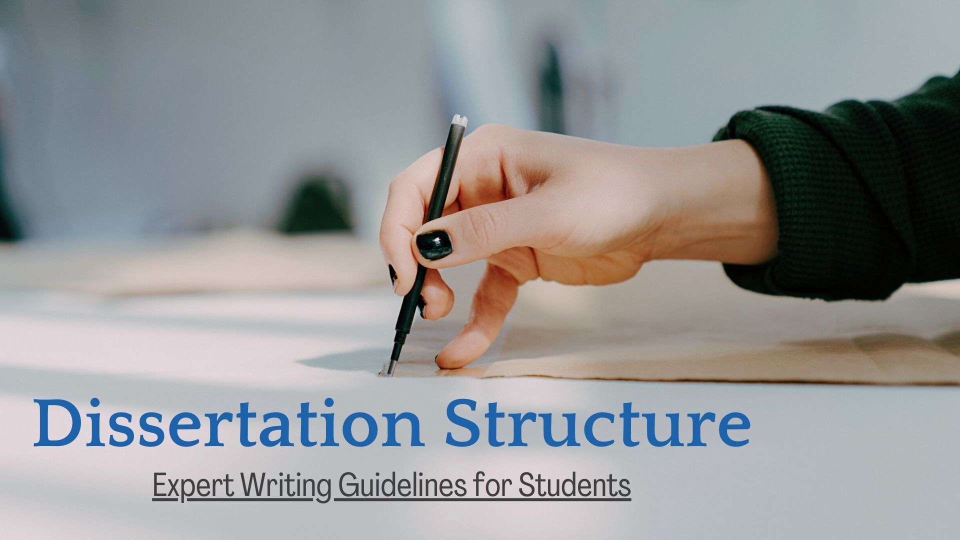 dissertation structure