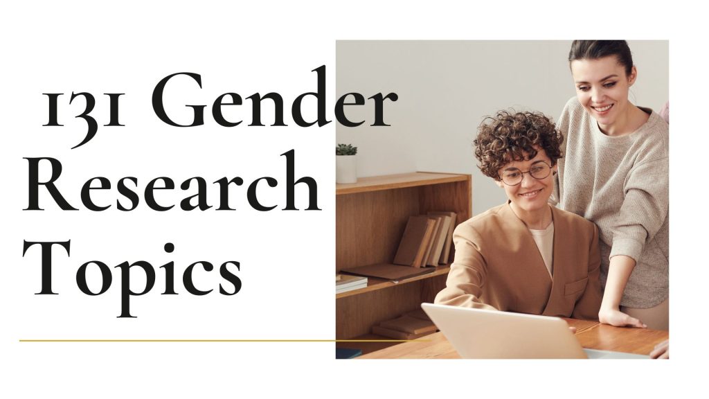 research question gender examples