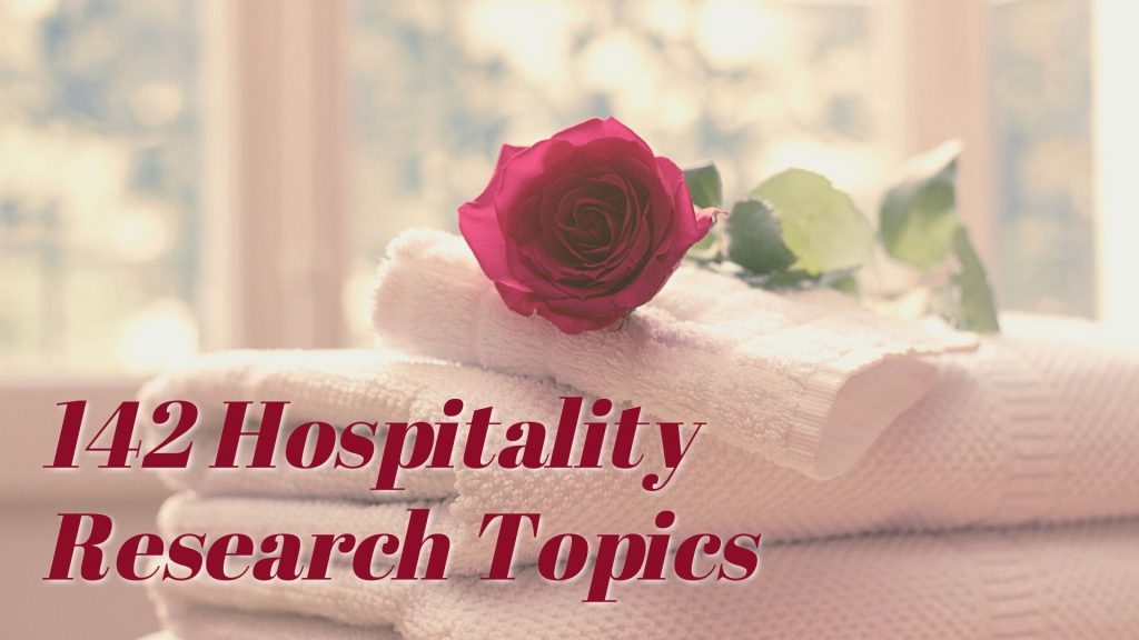 research topics in hospitality