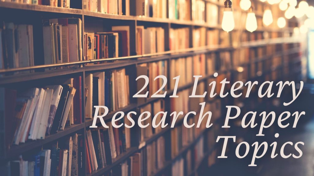 research paper on literary elements
