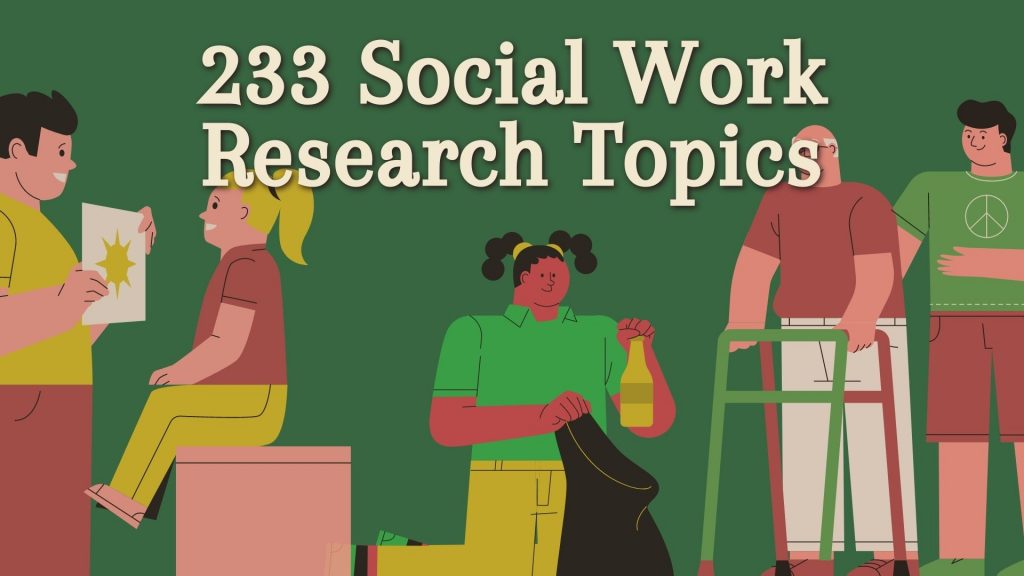research topics under social work