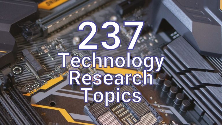 research topics in education and technology