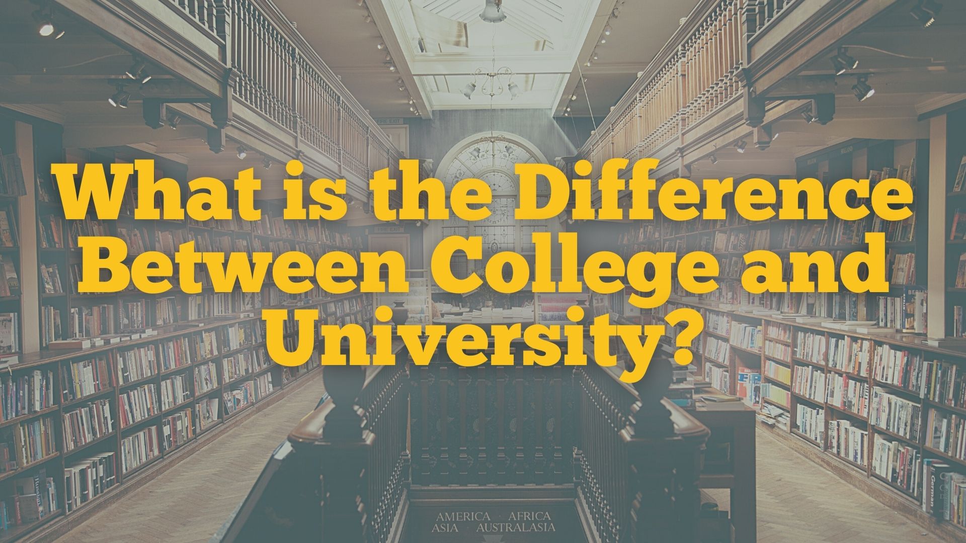 What Is The Difference Between College And University?